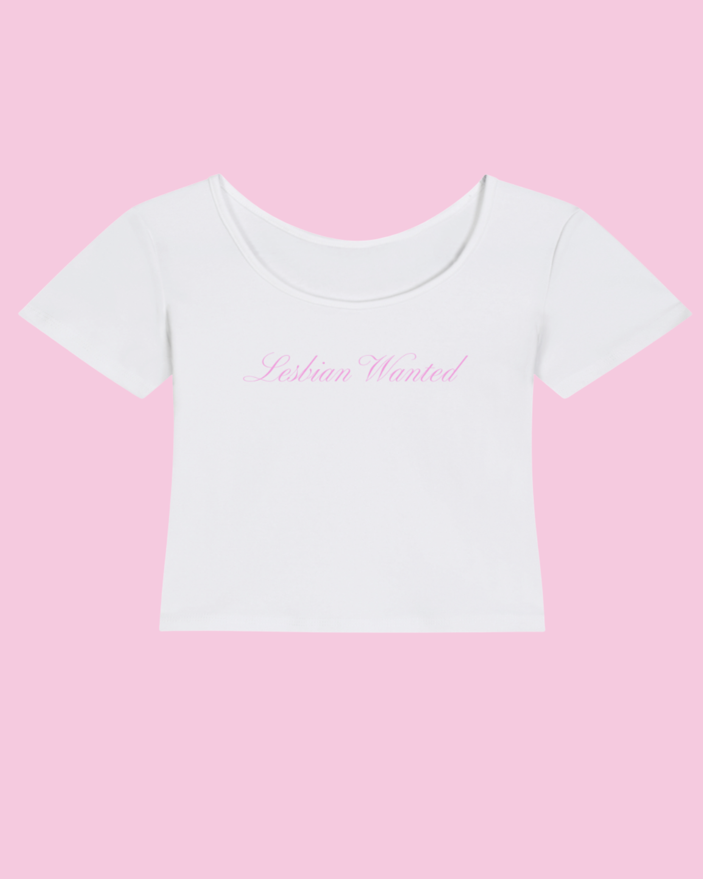 Lesbian Wanted | Y2K Baby Tee