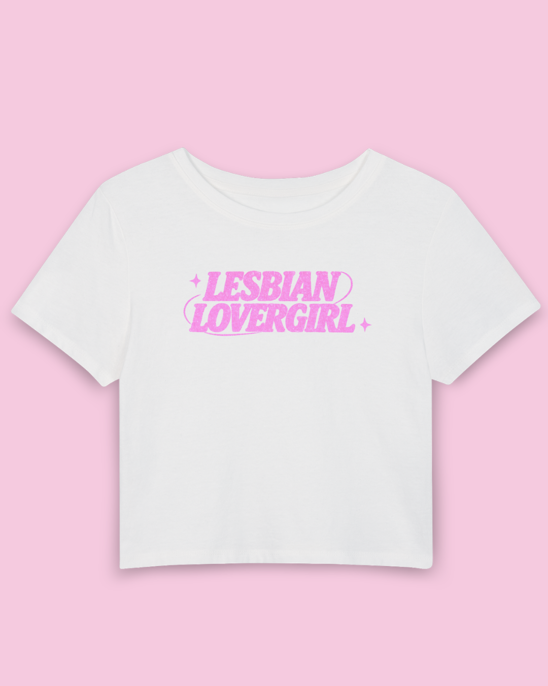 Lesbian Lovergirl | Y2K Baby Tee