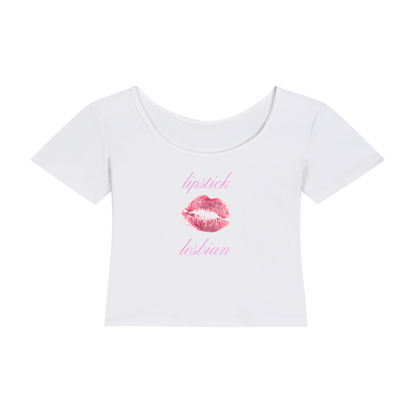Lipstick Lesbian | Y2K Baby Tee