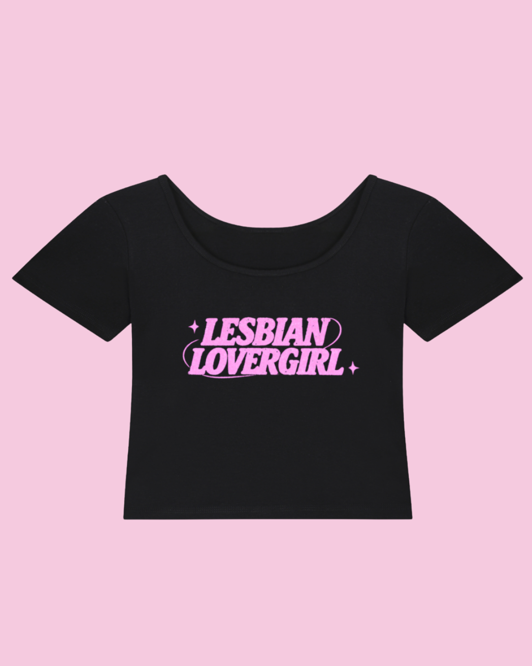 Lesbian Lovergirl | Y2K Baby Tee