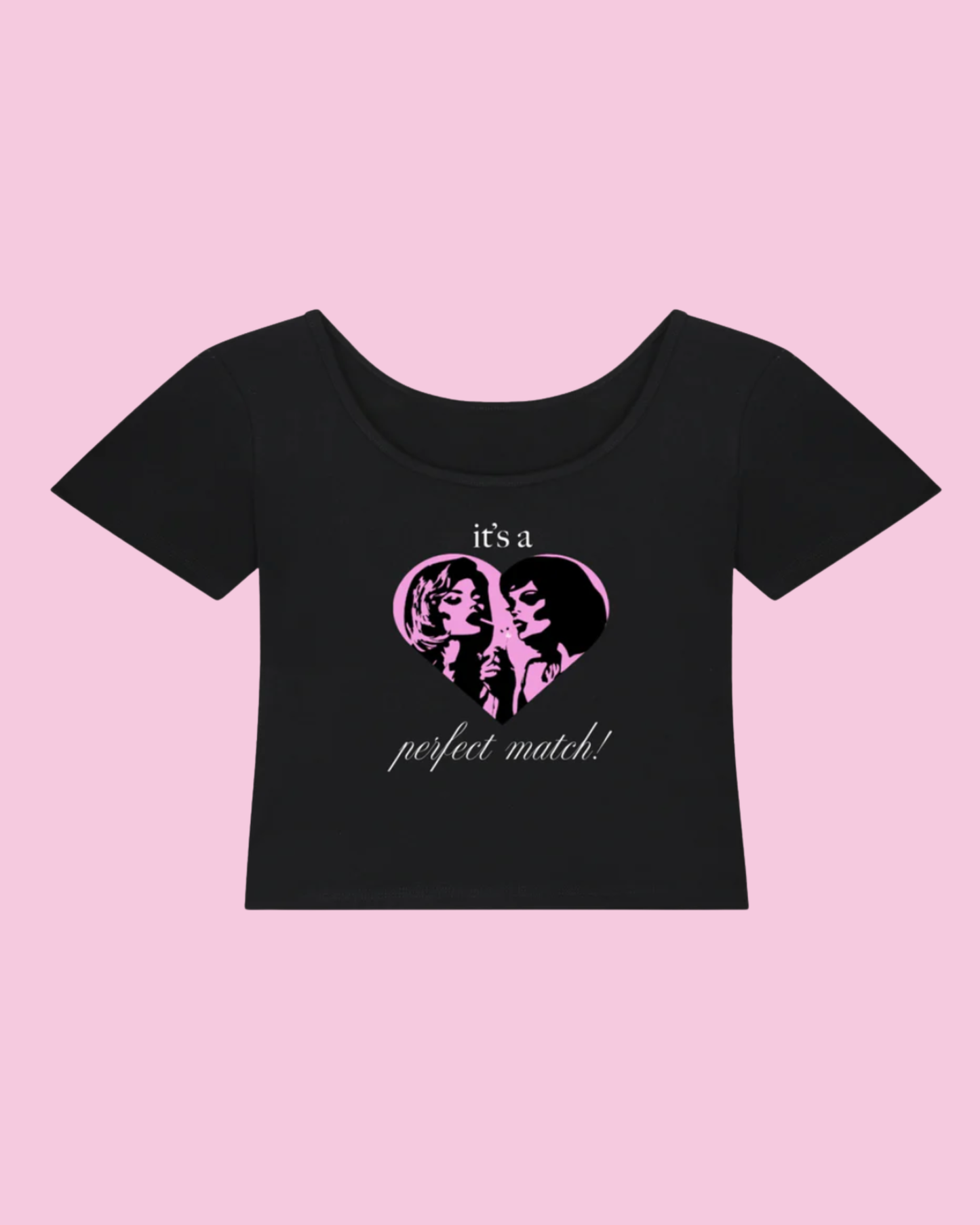 Perfect Match | Y2K Baby Tee