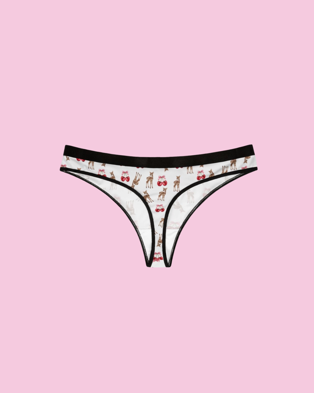 White Feather Thong