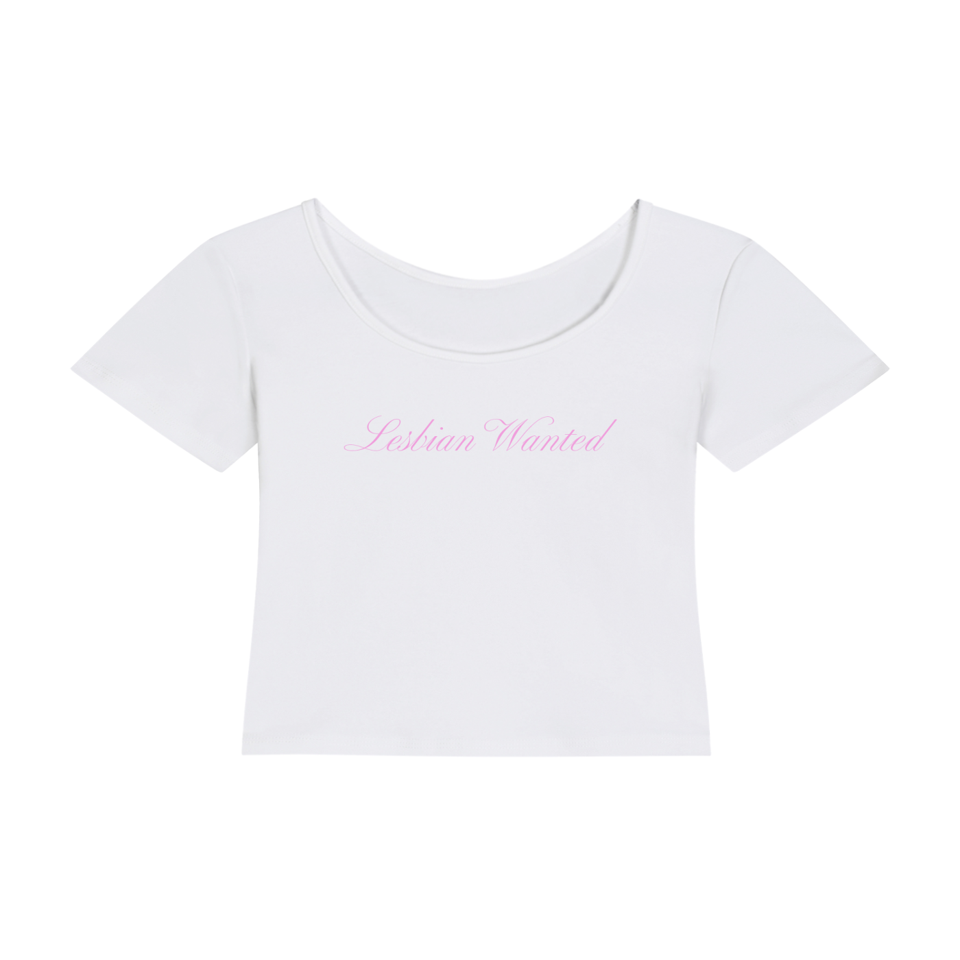 Lesbian Wanted | Y2K Baby Tee