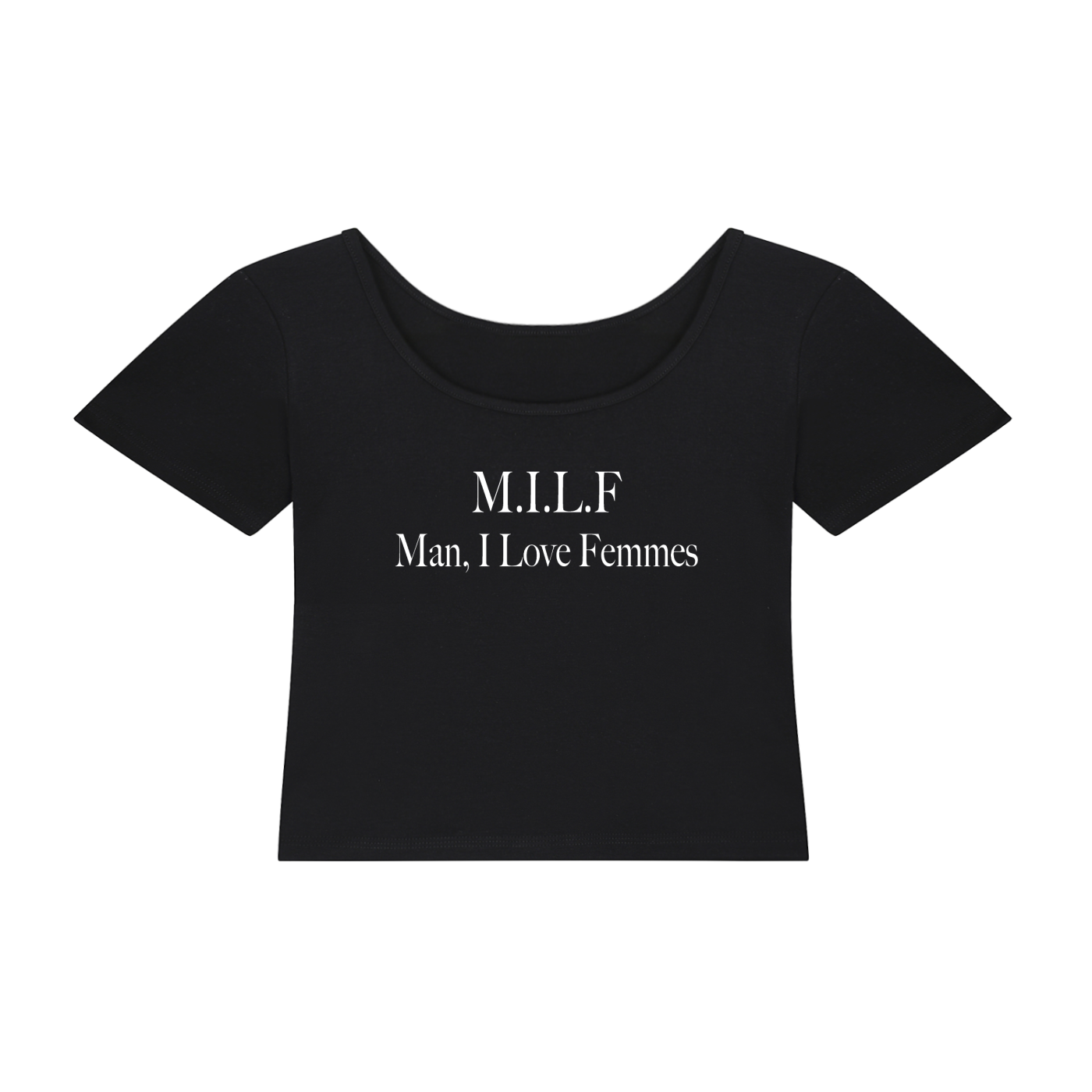 Man, I Love Femmes | Y2K Baby Tee