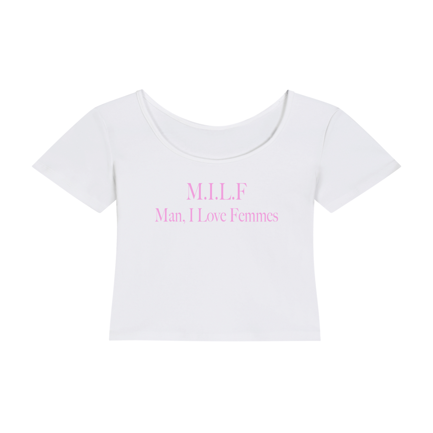 M.I.L.F. Man, I Love Femmes | Y2K Baby Tee