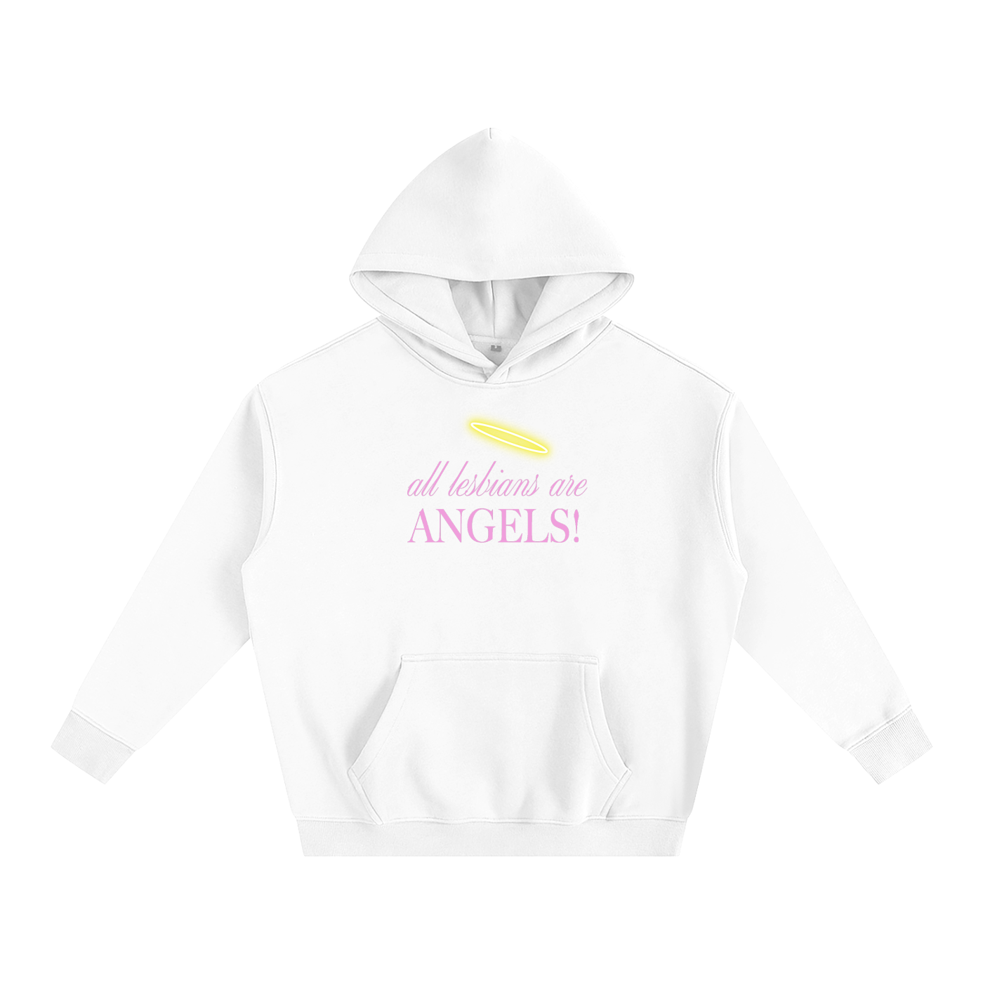 All Lesbians Are Angels | Fleece Hoodie