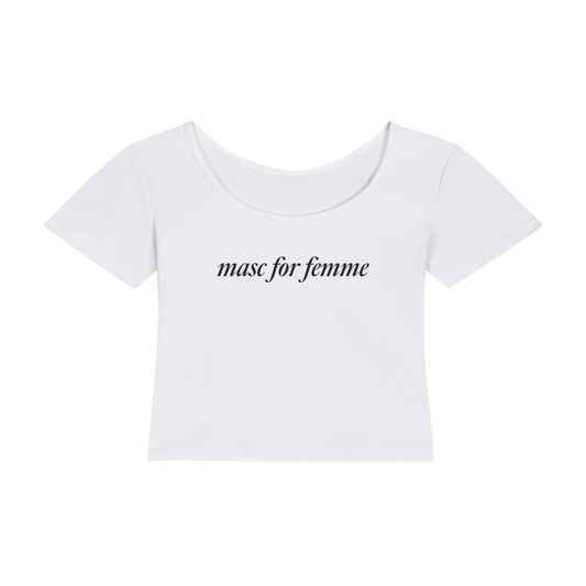 Masc for Femme | Y2K Baby Tee