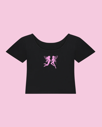 The Dream Dyke Fairies | Y2K Baby Tee
