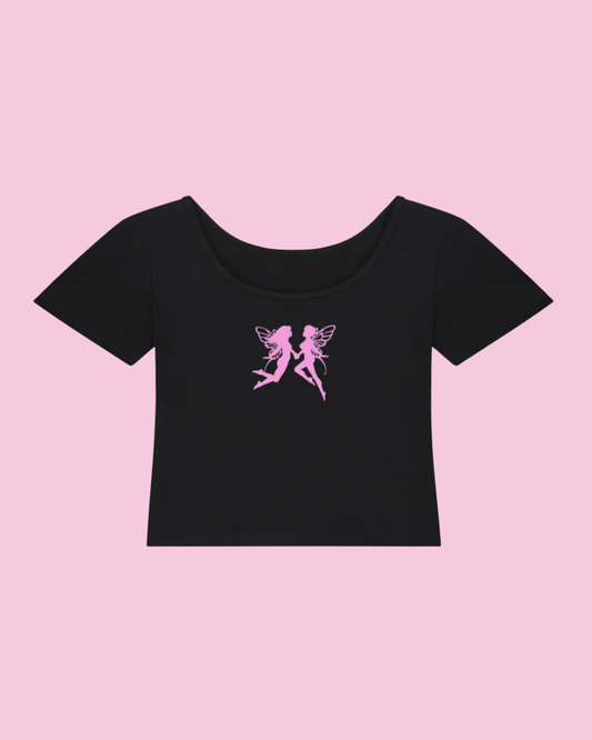 The Dream Dyke Fairies | Y2K Baby Tee