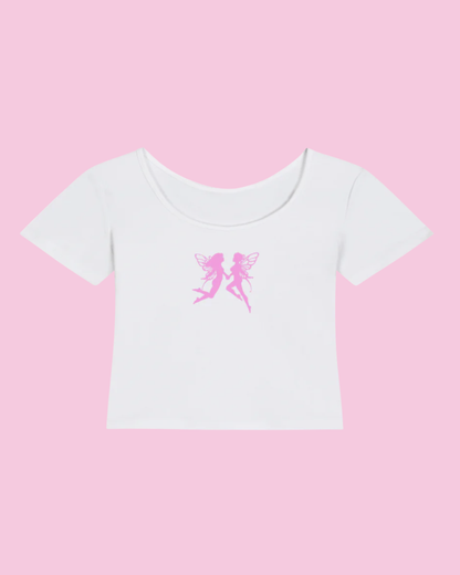 The Dream Dyke Fairies | Y2K Baby Tee