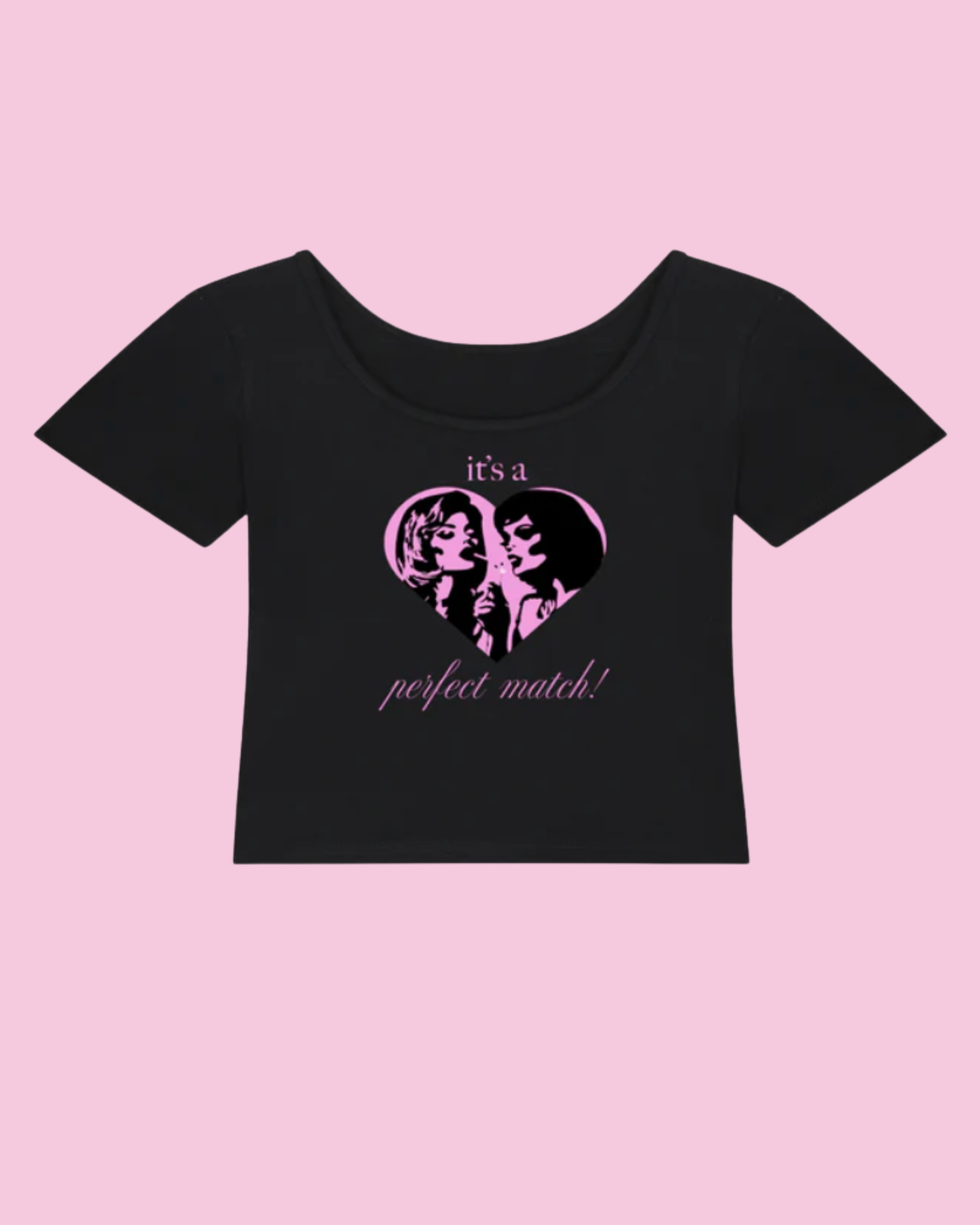 Perfect Match | Y2K Baby Tee