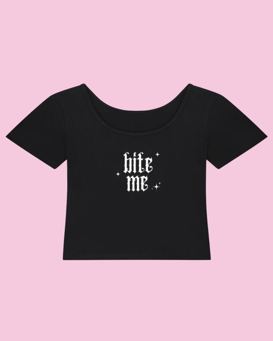 Bite Me | Y2K Baby Tee