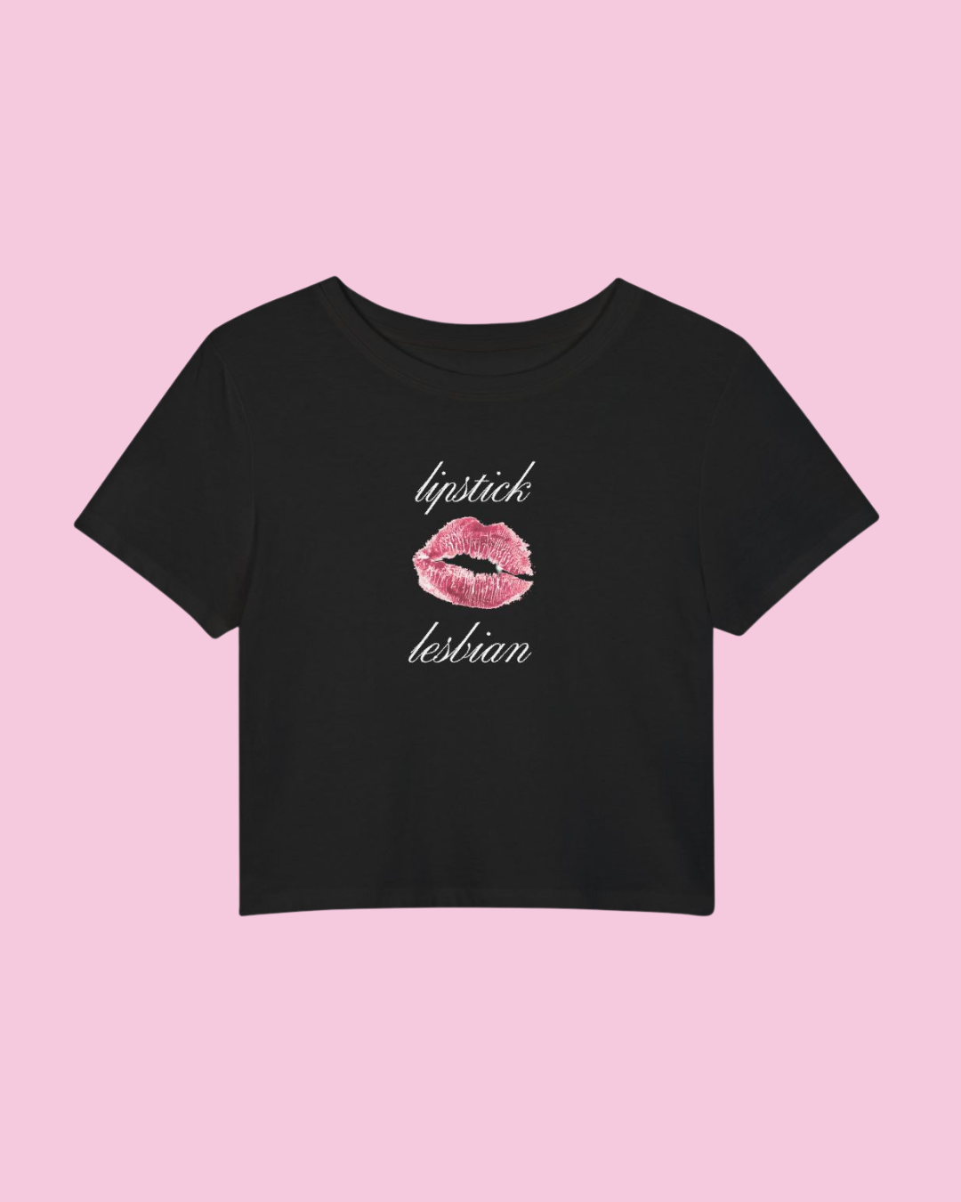 Lipstick Lesbian | Y2K Baby Tee