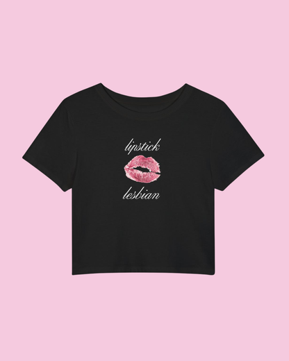 Lipstick Lesbian | Y2K Baby Tee