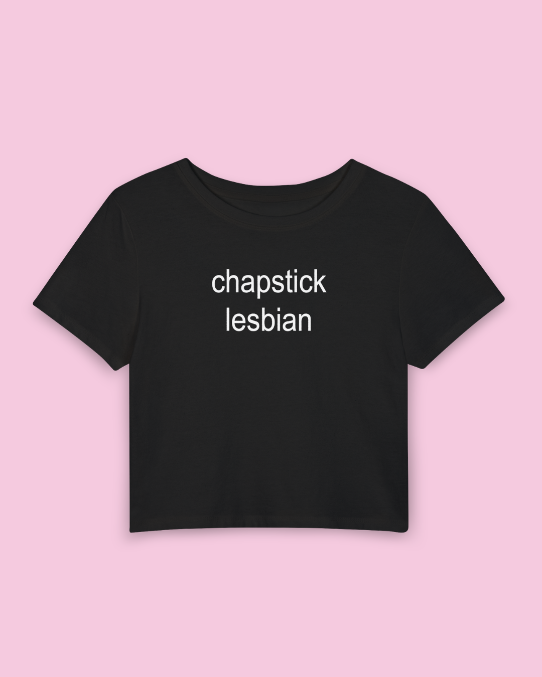 Chapstick Lesbian | Y2K Baby Tee