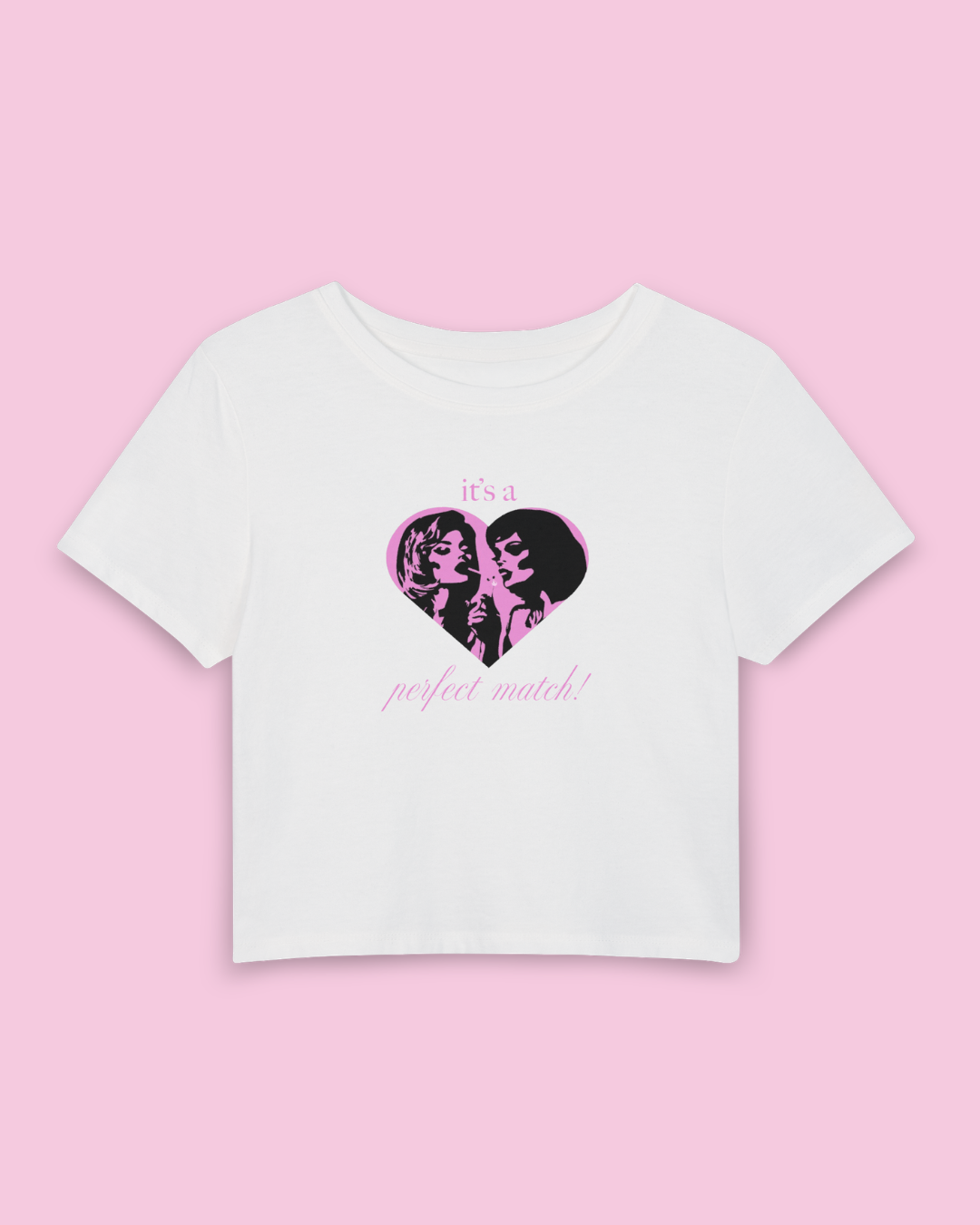 It's a Perfect Match | Y2K Baby Tee