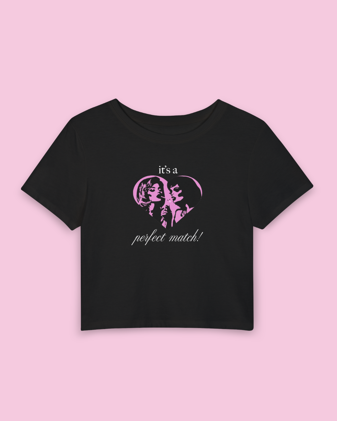 It's a Perfect Match | Y2K Baby Tee