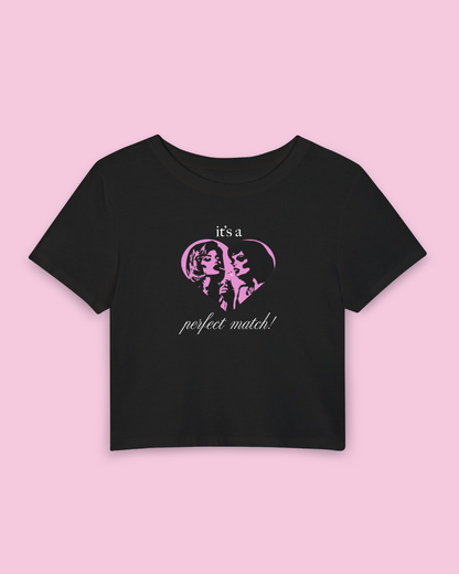 It's a Perfect Match | Y2K Baby Tee