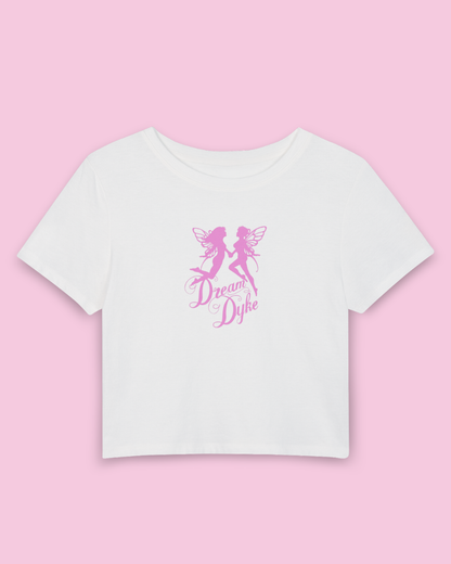 Dream Dyke Logo | Y2K Baby Tee