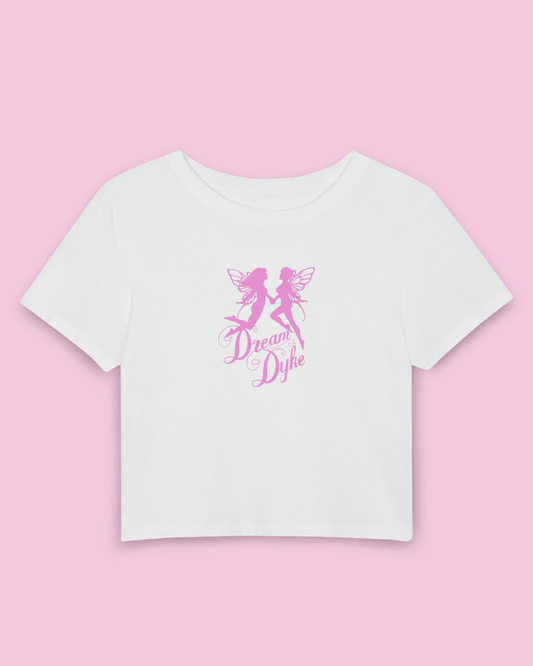 Dream Dyke Logo | Y2K Baby Tee