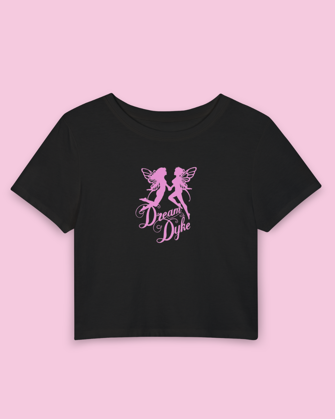 Dream Dyke Logo | Y2K Baby Tee