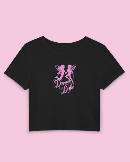 Dream Dyke Logo | Y2K Baby Tee