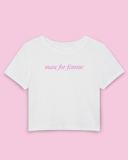 Masc for Femme | Y2K Baby Tee