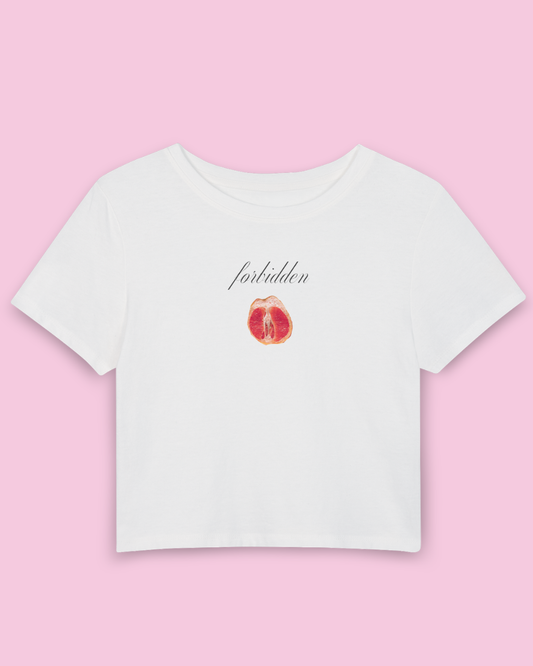 Forbidden Fruit | Y2K Baby Tee