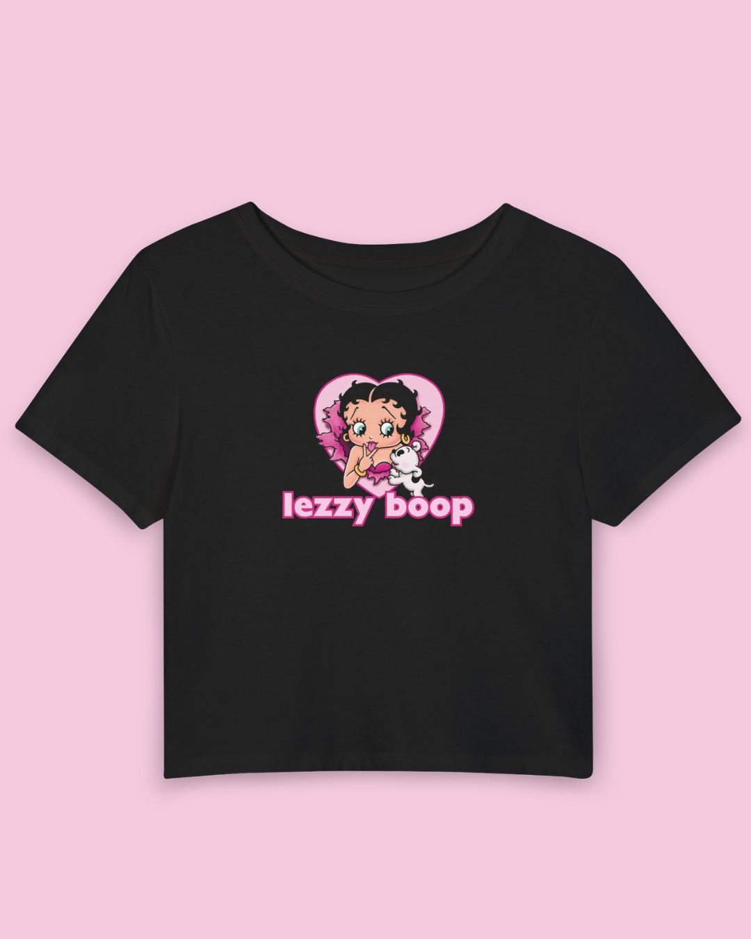 Lezzy Boop | Y2K Baby Tee