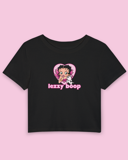 Lezzy Boop | Y2K Baby Tee