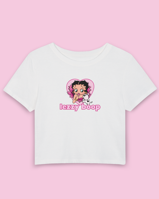 Lezzy Boop | Y2K Baby Tee