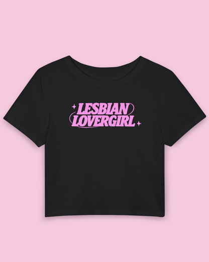 Lesbian Lovergirl | Y2K Baby Tee