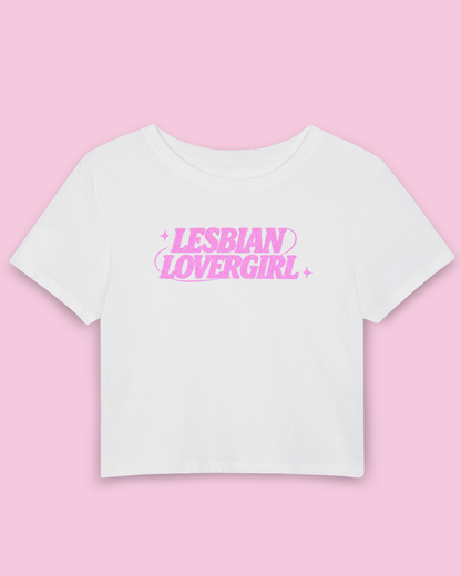 Lesbian Lovergirl | Y2K Baby Tee