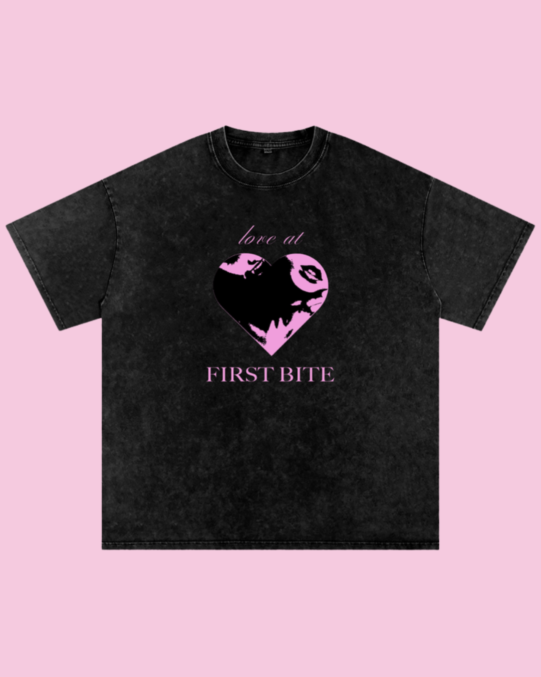 Love At First Bite Oversized Tee