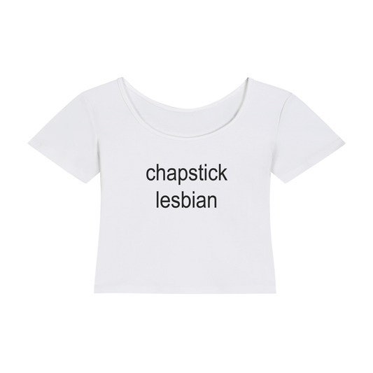 Chapstick Lesbian | Y2K Baby Tee