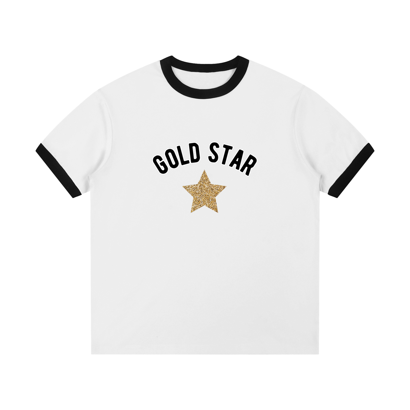 Gold Star Ringer Tee
