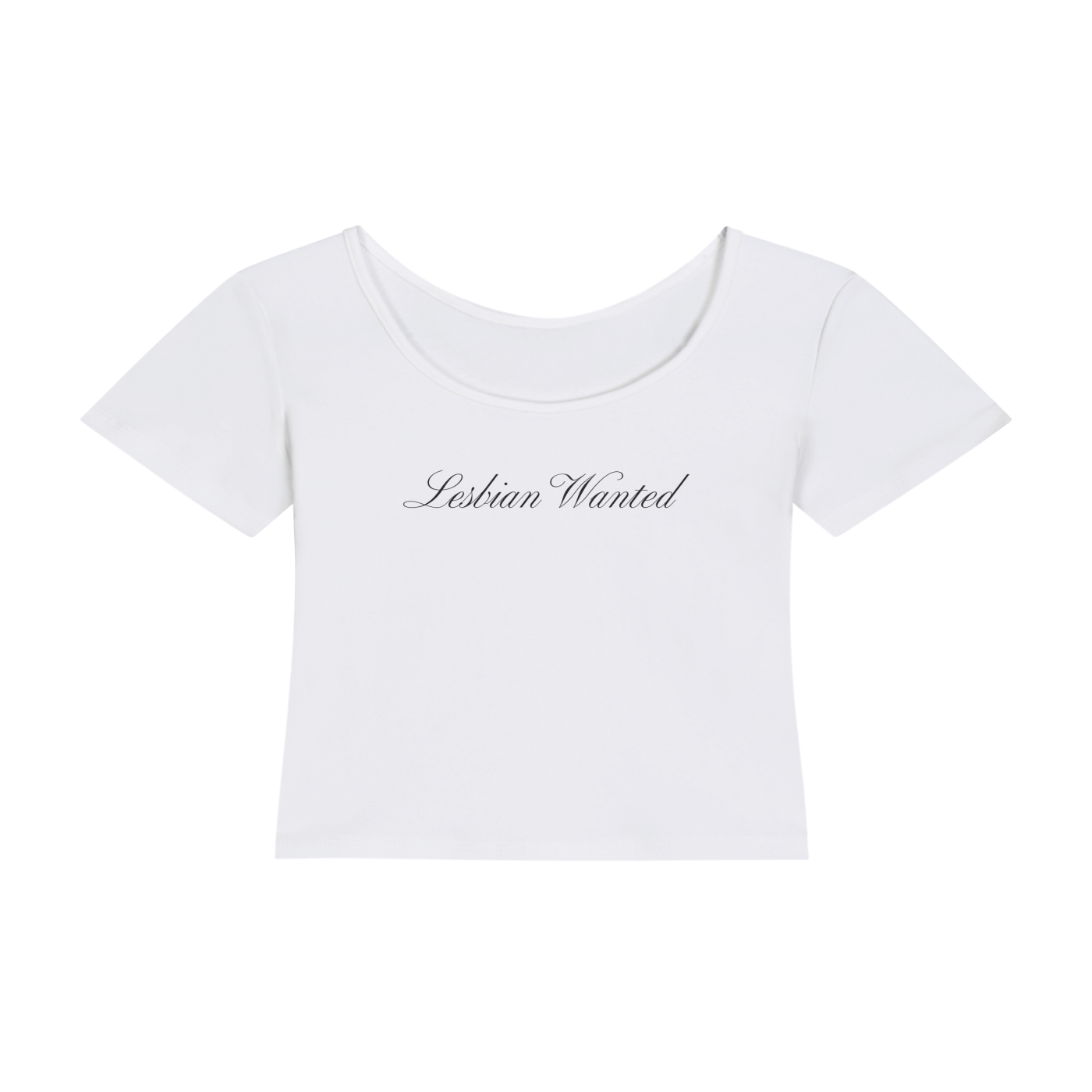 Lesbian Wanted | Y2K Baby Tee