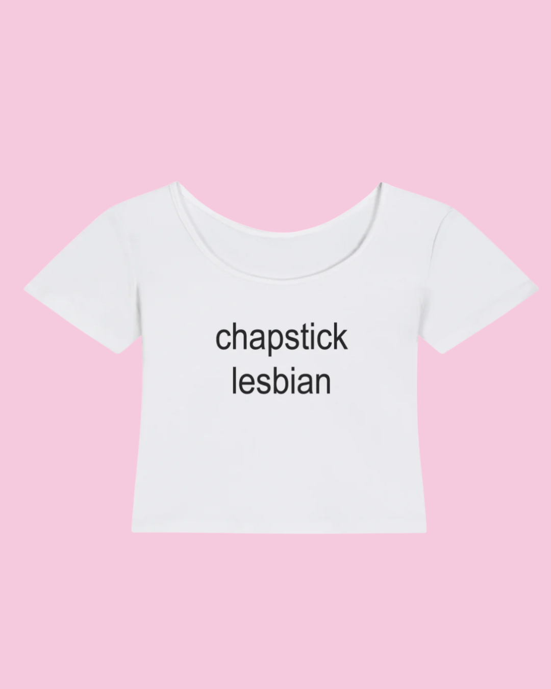 Chapstick Lesbian | Y2K Baby Tee