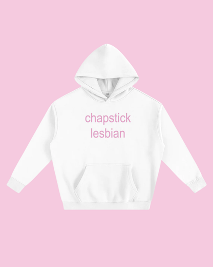 Chapstick Lesbian | Fleece Hoodie