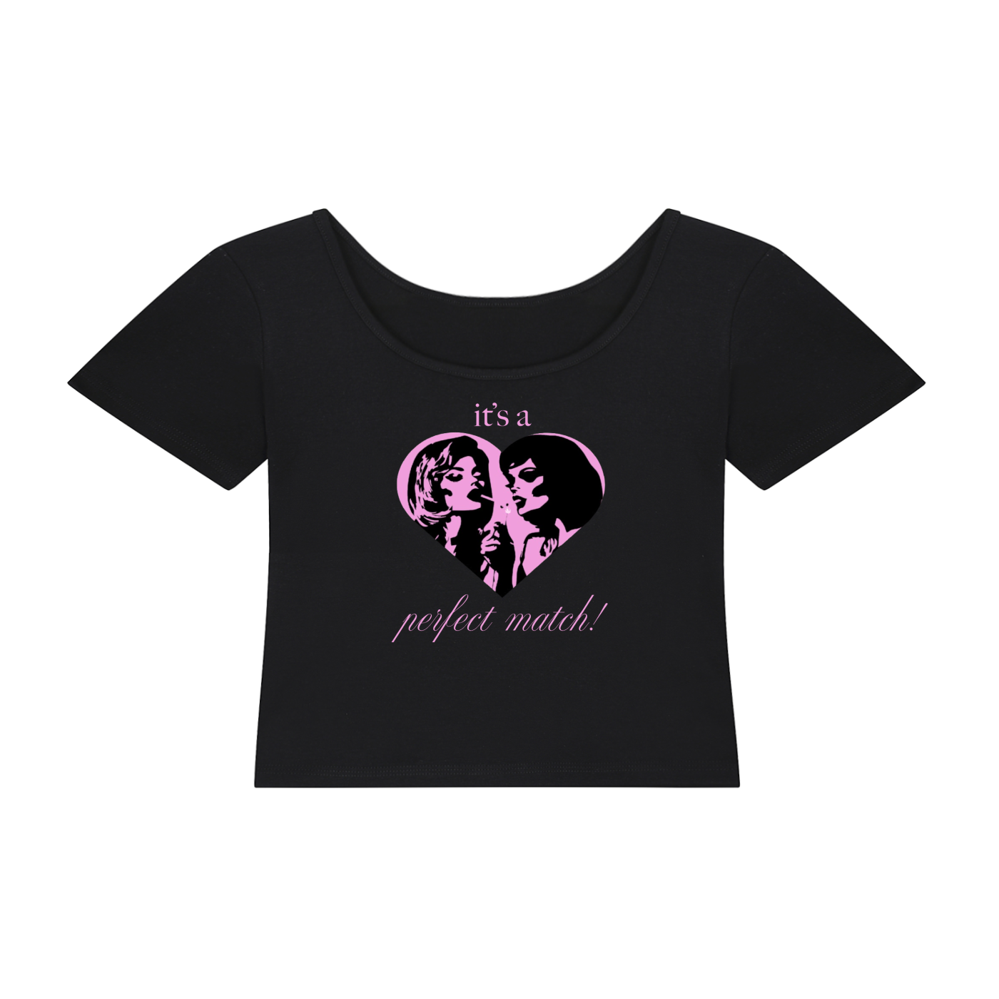 Perfect Match | Y2K Baby Tee