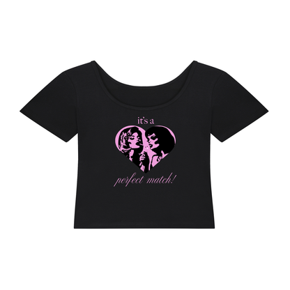 Perfect Match | Y2K Baby Tee