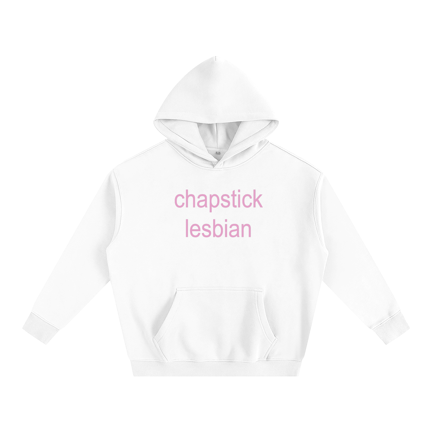 Chapstick Lesbian | Fleece Hoodie