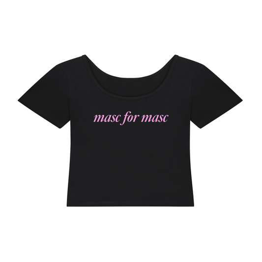 Masc for Masc | Y2K Baby Tee