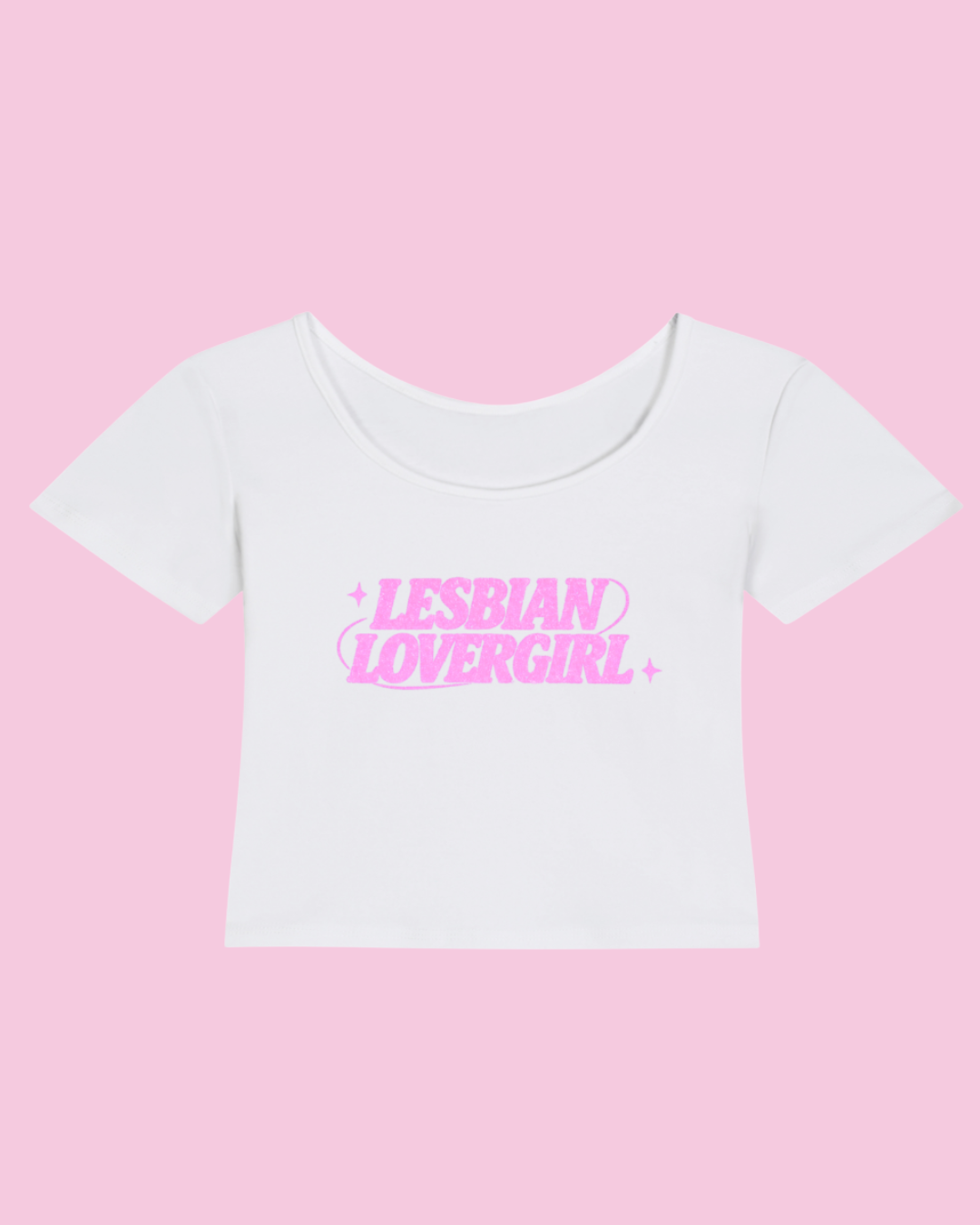 Lesbian Lovergirl | Y2K Baby Tee