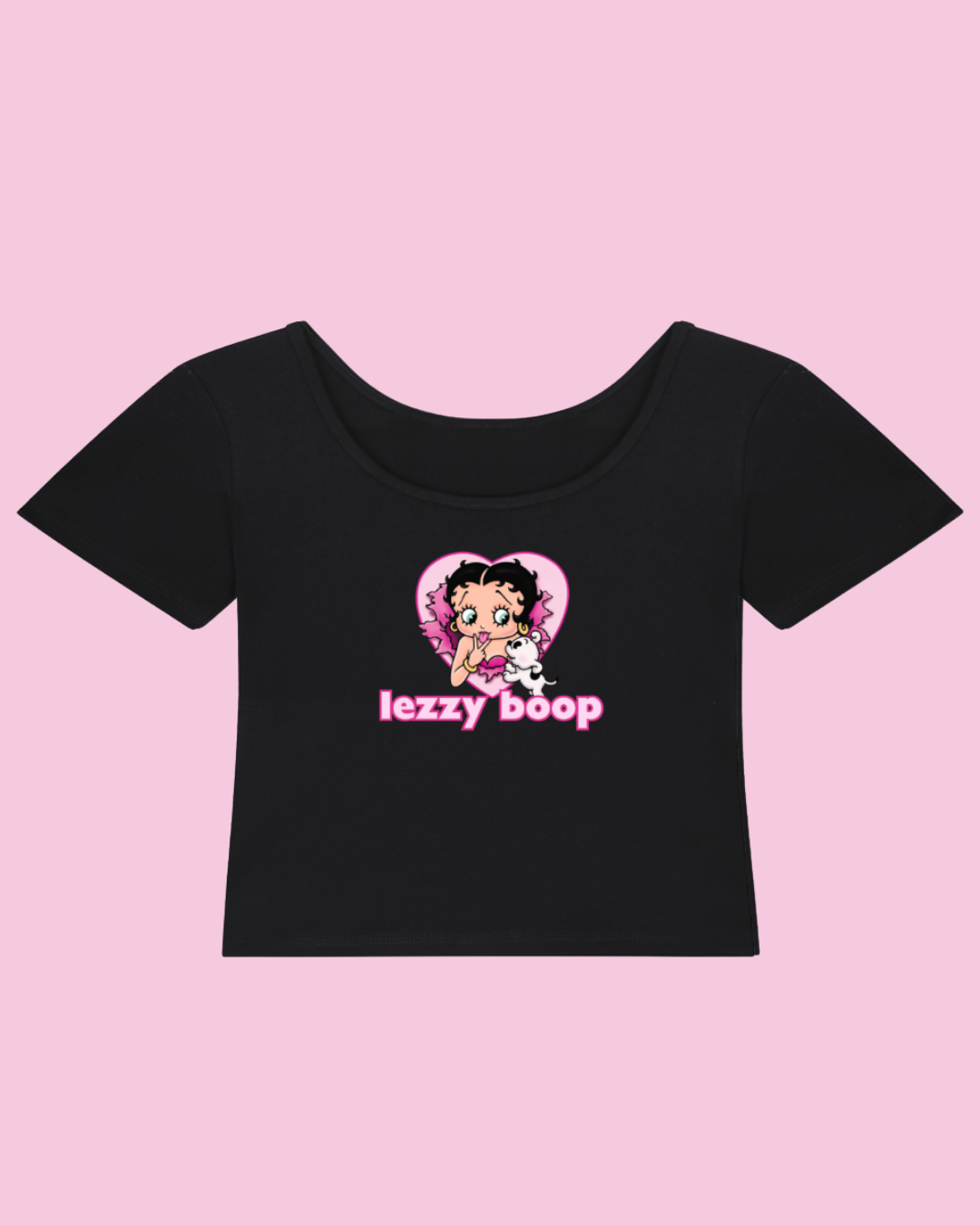 Lezzy Boop | Y2K Baby Tee