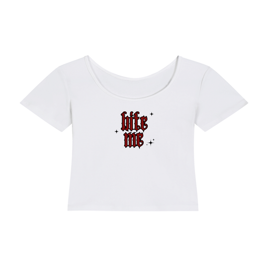 Bite Me | Y2K Baby Tee
