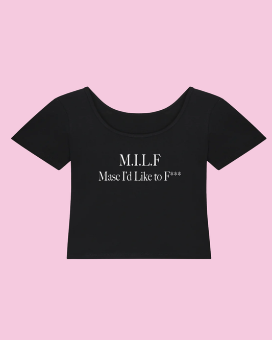 M.I.L.F. Masc I'd Like to F*** | Y2K Baby Tee