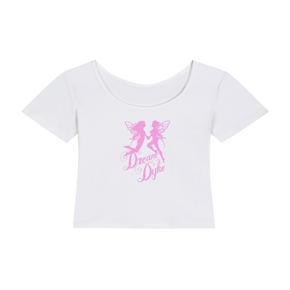Dream Dyke Logo | Y2K Baby Tee