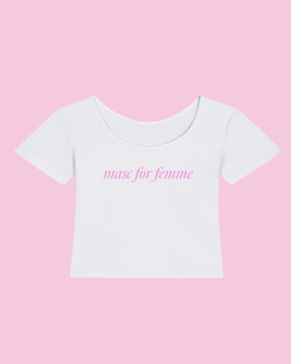 Masc for Femme | Y2K Baby Tee