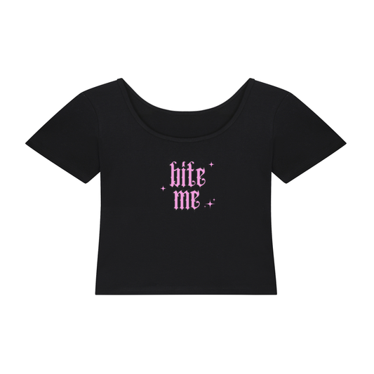 Bite Me | Y2K Baby Tee